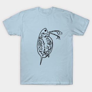 Daphnia Line Art T-Shirt